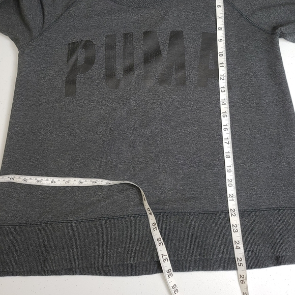 Puma Boatneck Woman's Dry Cell Gray Sweatshirt - Picture 10 of 10